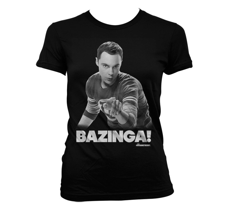 Sheldon Says BAZINGA! Girly T-Shirt