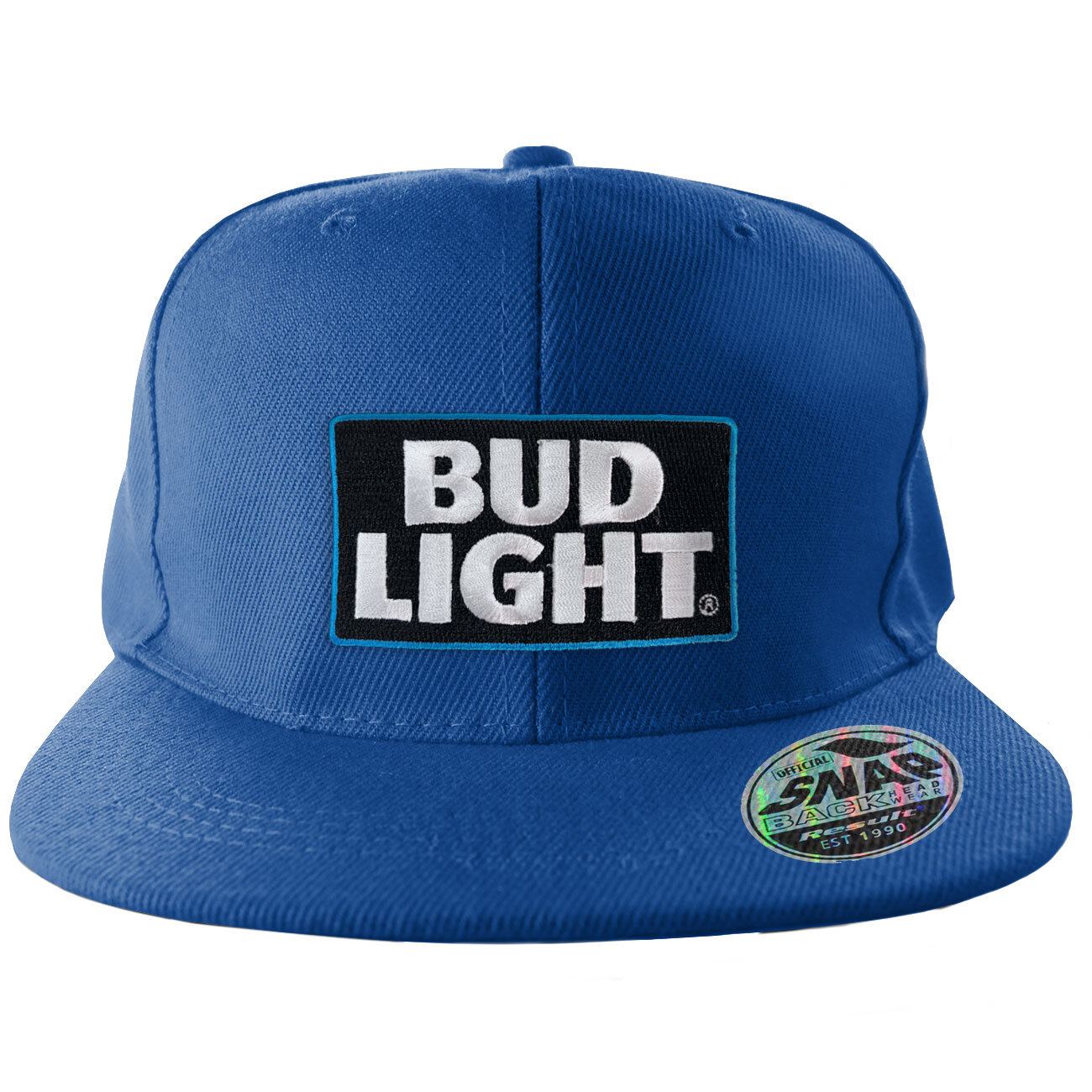 Bud Light Logo Patch Standard Snapback Cap