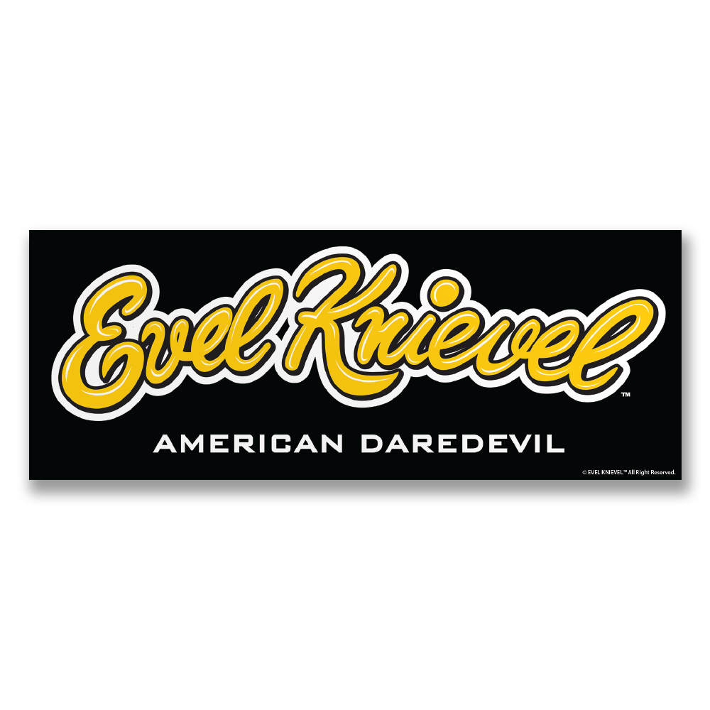 Evel Knievel - American Daredevil Sticker