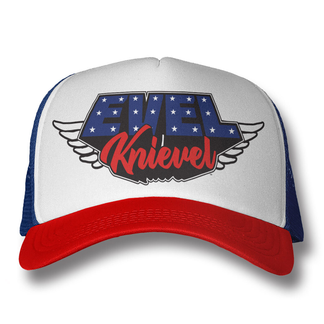 Evel Knievel - American Daredevil Trucker Cap