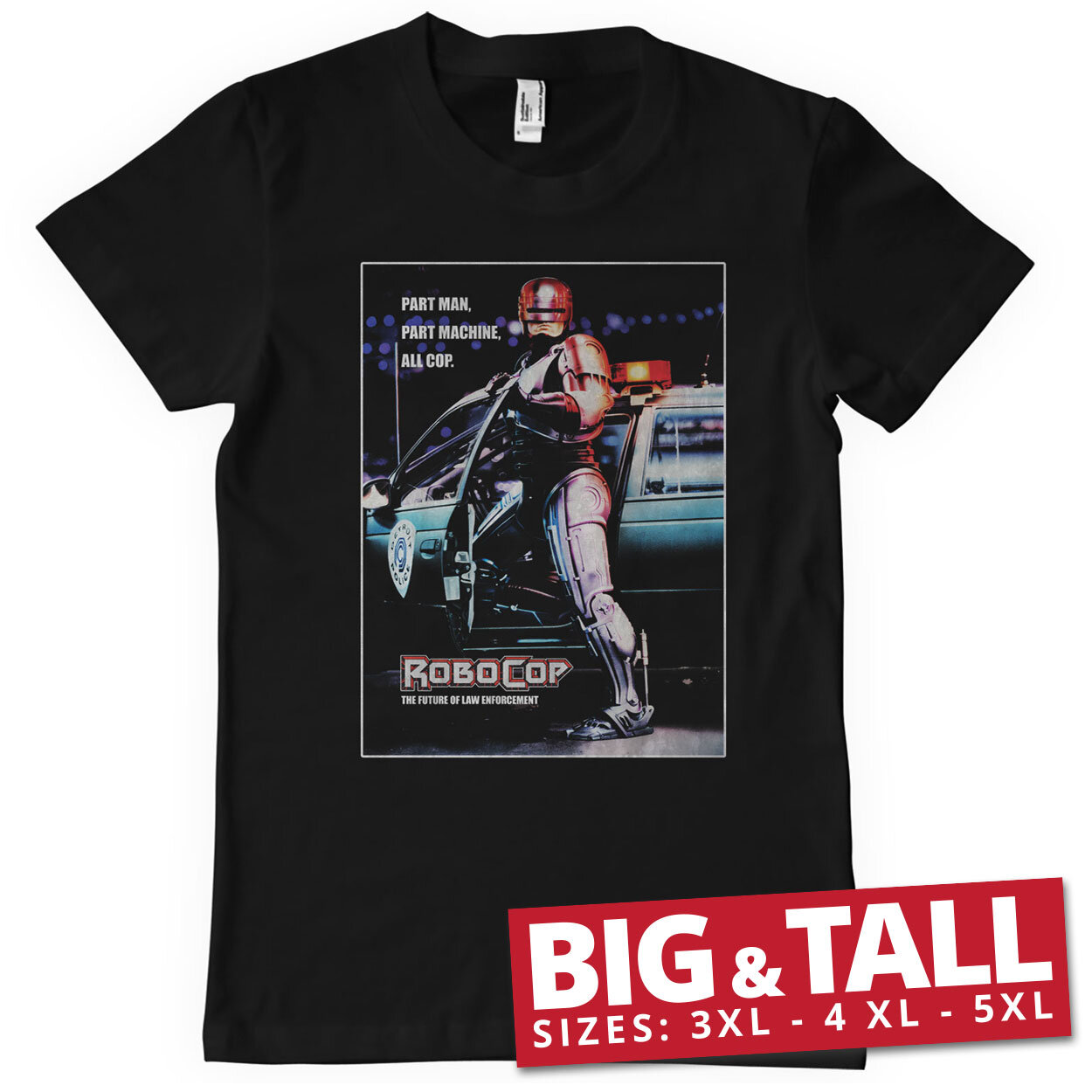 Robocop VHS Cover Big & Tall T-Shirt