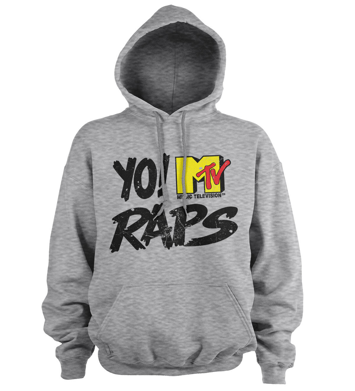 Yo! MTV Raps Distressed Logo Hoodie
