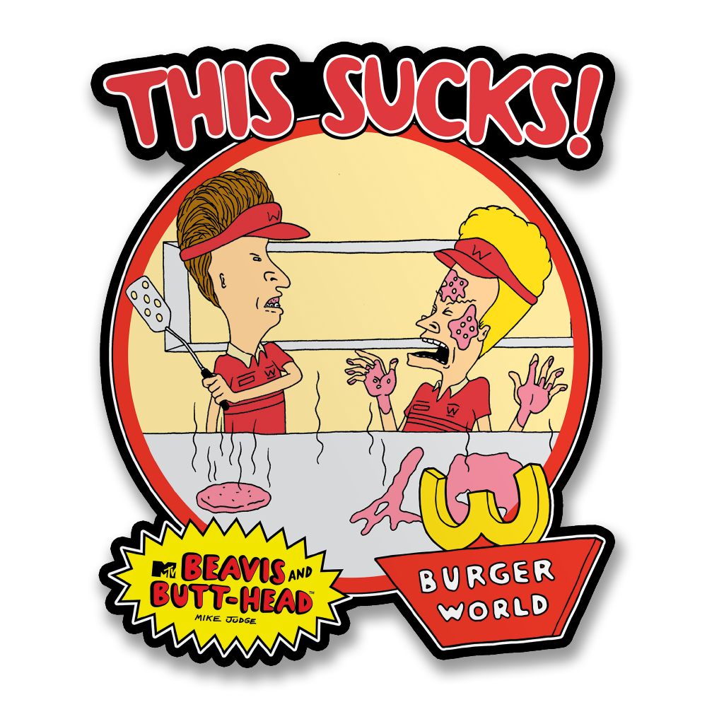 Beavis and Butt-Head - This Sucks Sticker