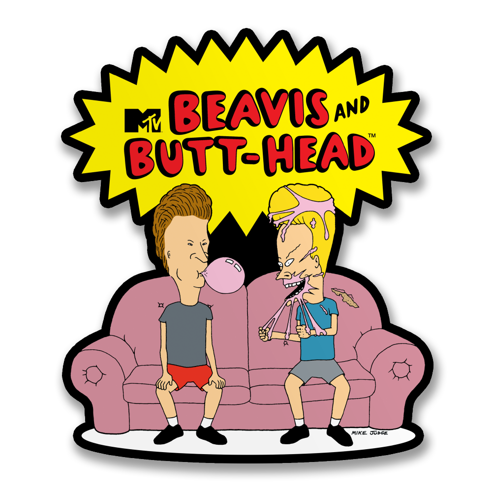 Beavis and Butt-Head Sticker