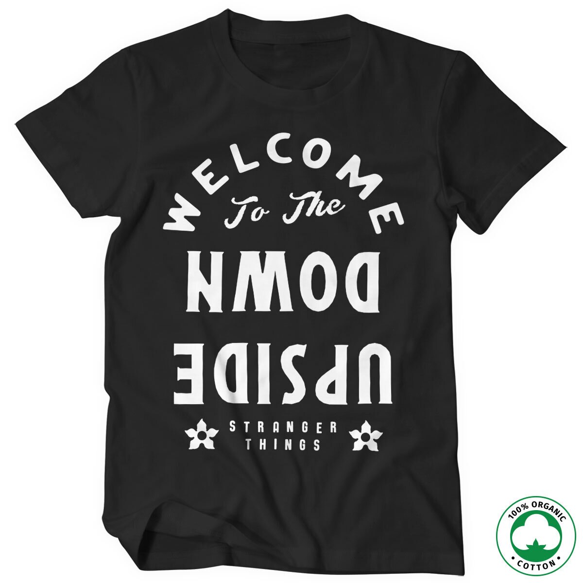 Welcome To The Upside Down Organic T-Shirt