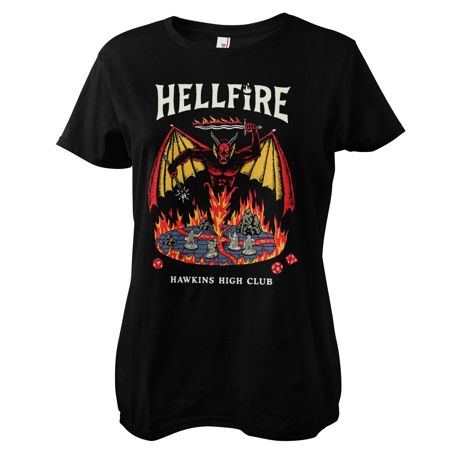 Hellfire Hawkins High Club Girly Tee