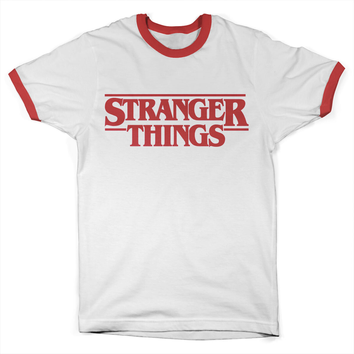 Stranger Things Logo Ringer Tee