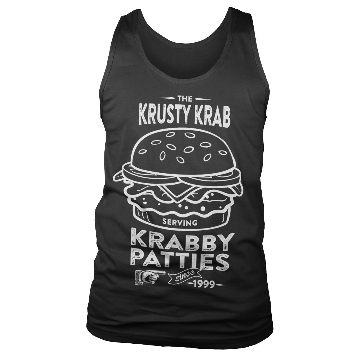 The Krusty Krab Serving Krabby Patties Tank Top