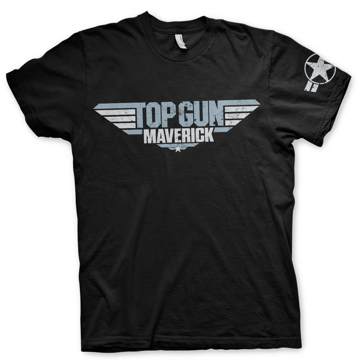 Top Gun Maverick Distressed Logo T-Shirt