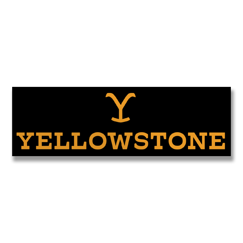 Yellowstone Logotype Sticker