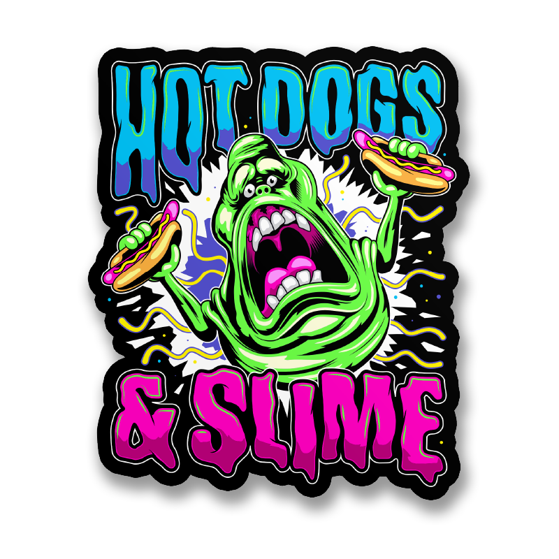 Hot Dogs & Slime Sticker