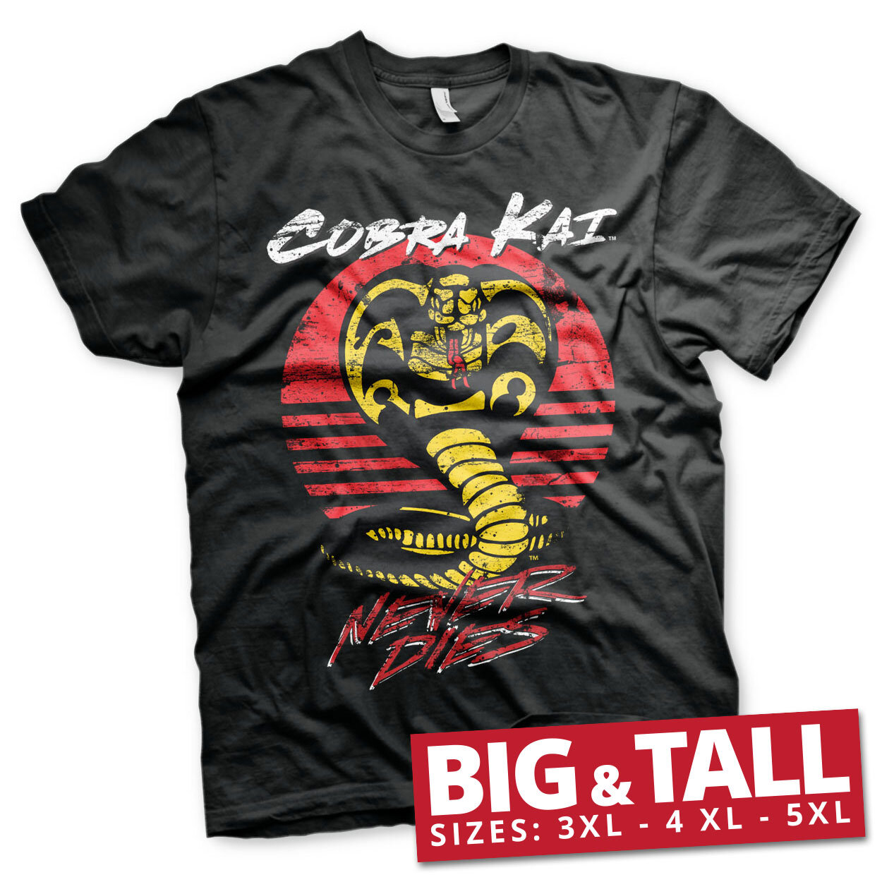 Cobra Kai Never Dies Big & Tall T-Shirt