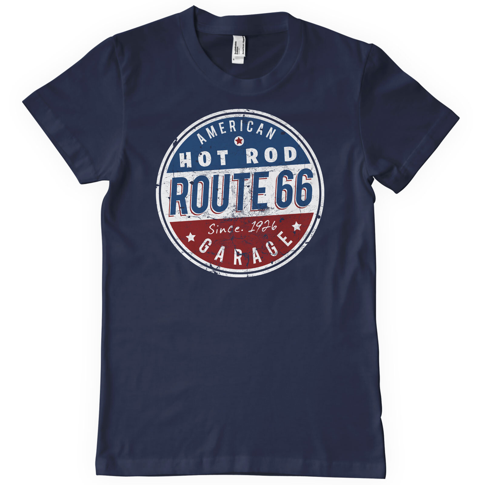 Route 66 - Hot Rod Garage T-Shirt