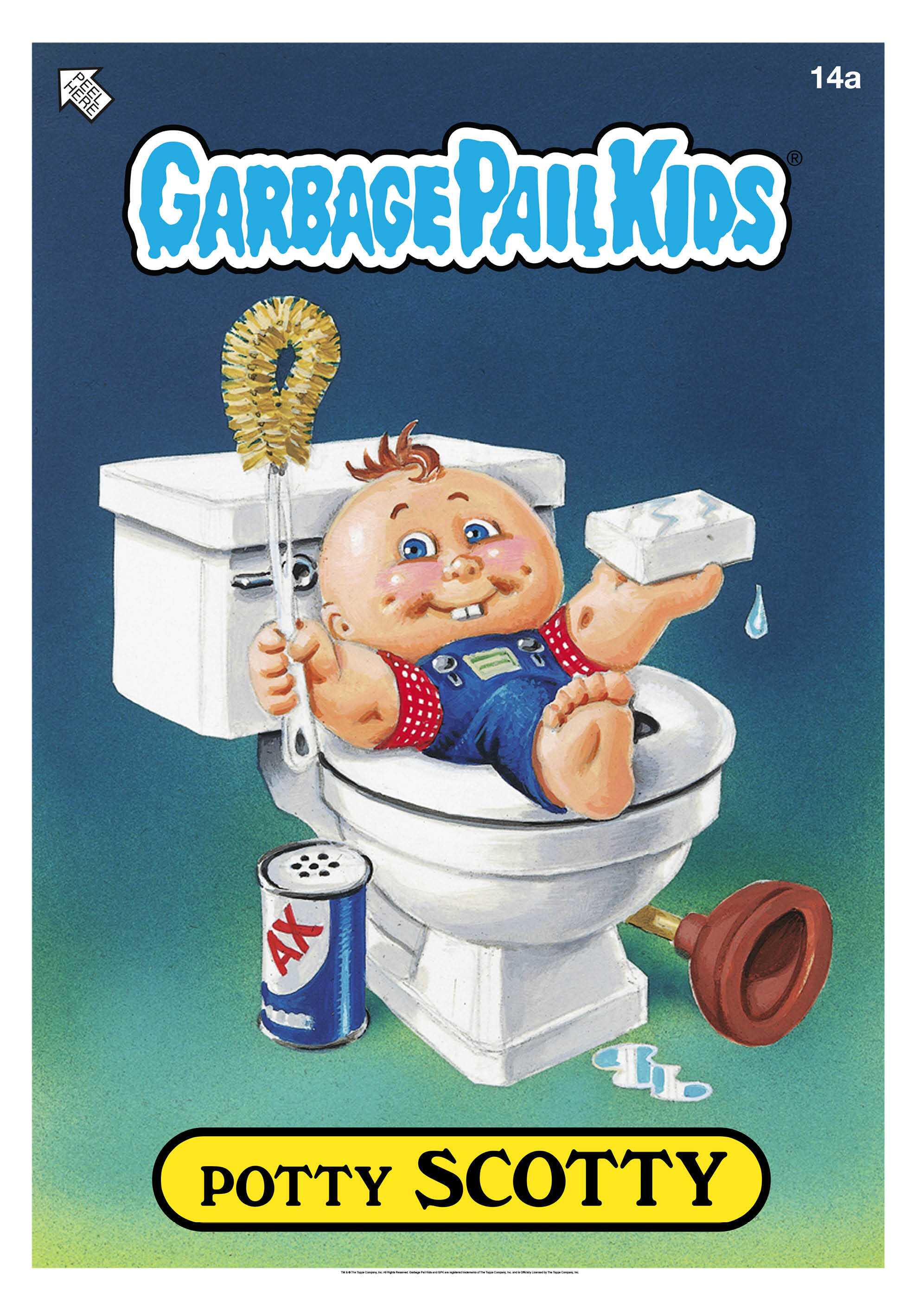Garbage Pail Kids - Potty Scotty Poster