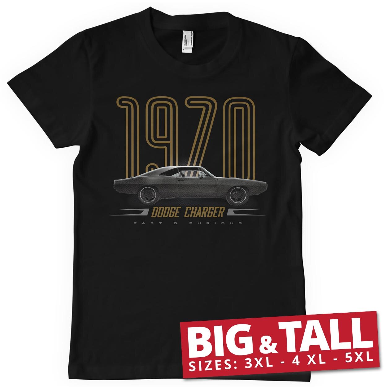 1970 Dodge Charger Big & Tall T-Shirt