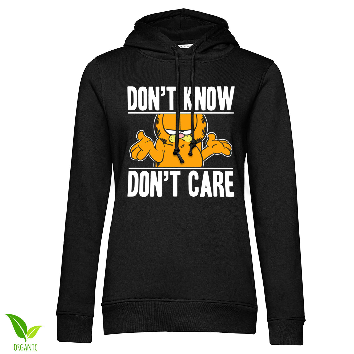 Garfield Don't Know - Don't Care Girls Hoodie