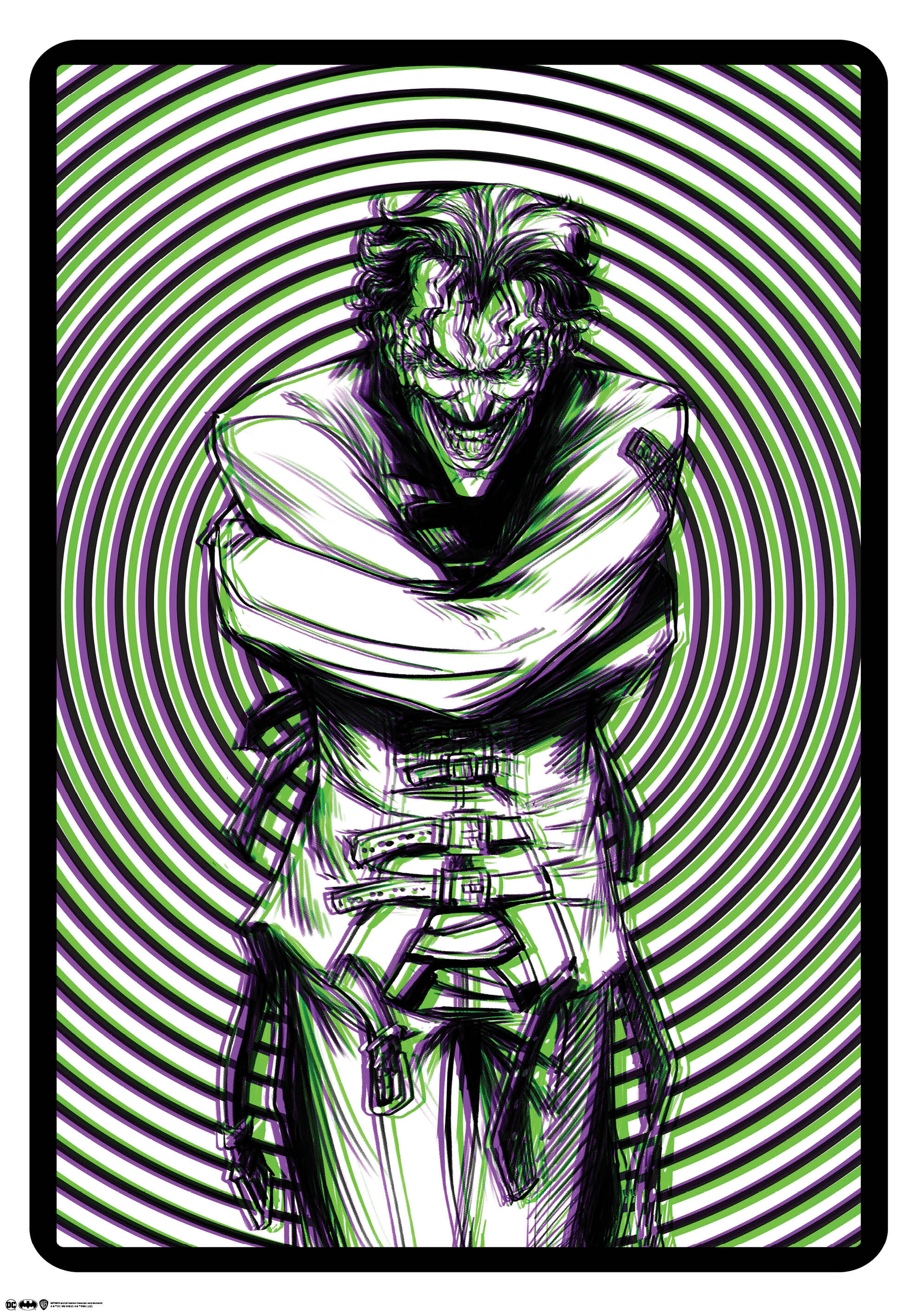 The Joker Analglyph Poster