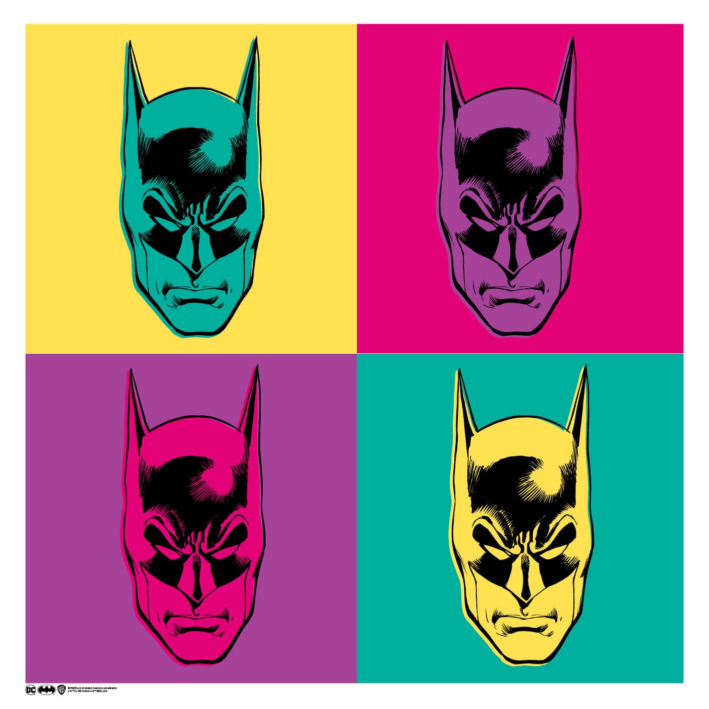 Batman Modern Art Poster