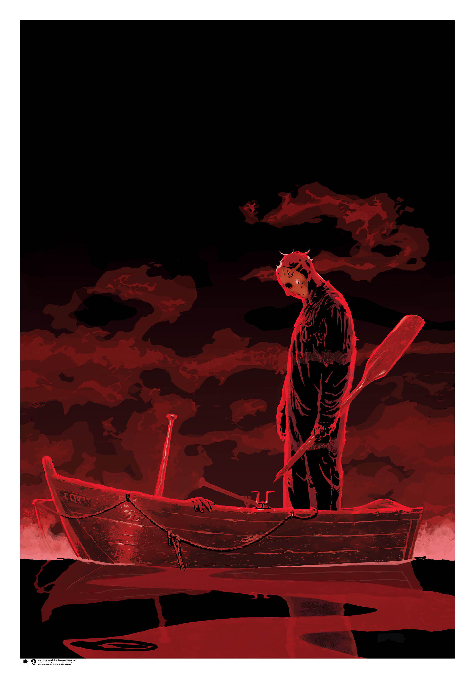 Jason Voorhees Red Lake Poster