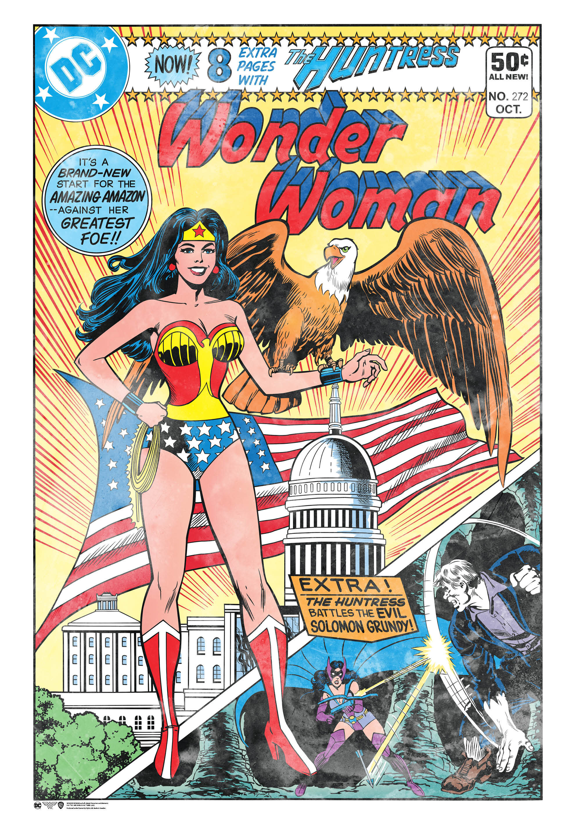 Wonder Woman White House Cover Poster