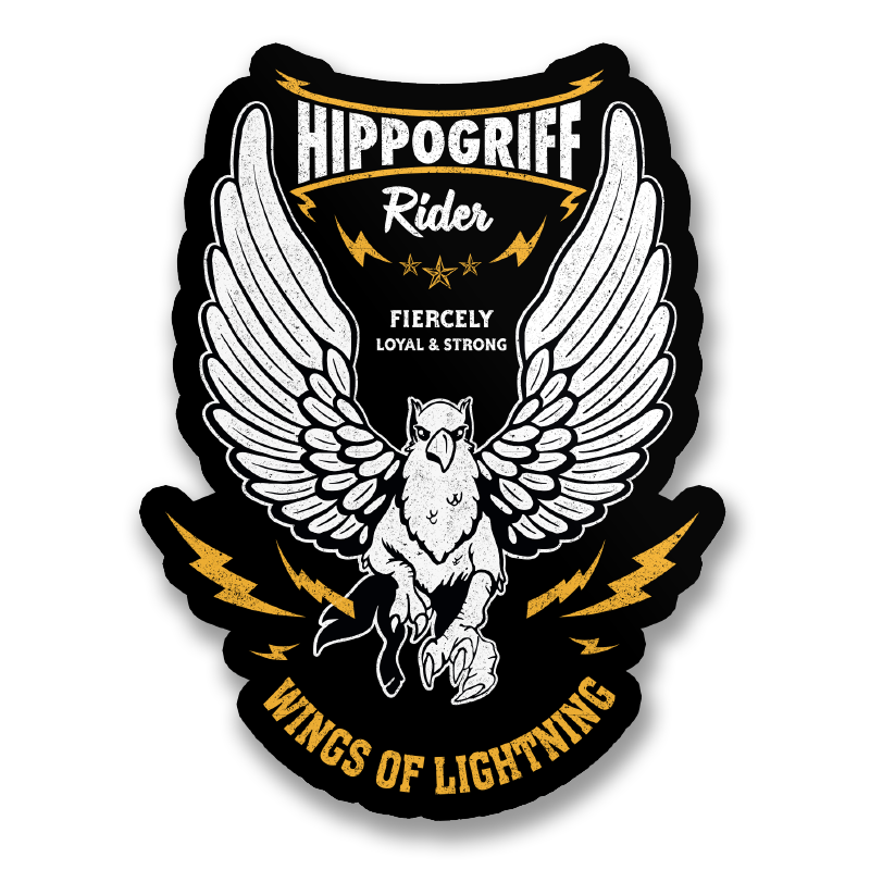 Hippogriff Rider Sticker