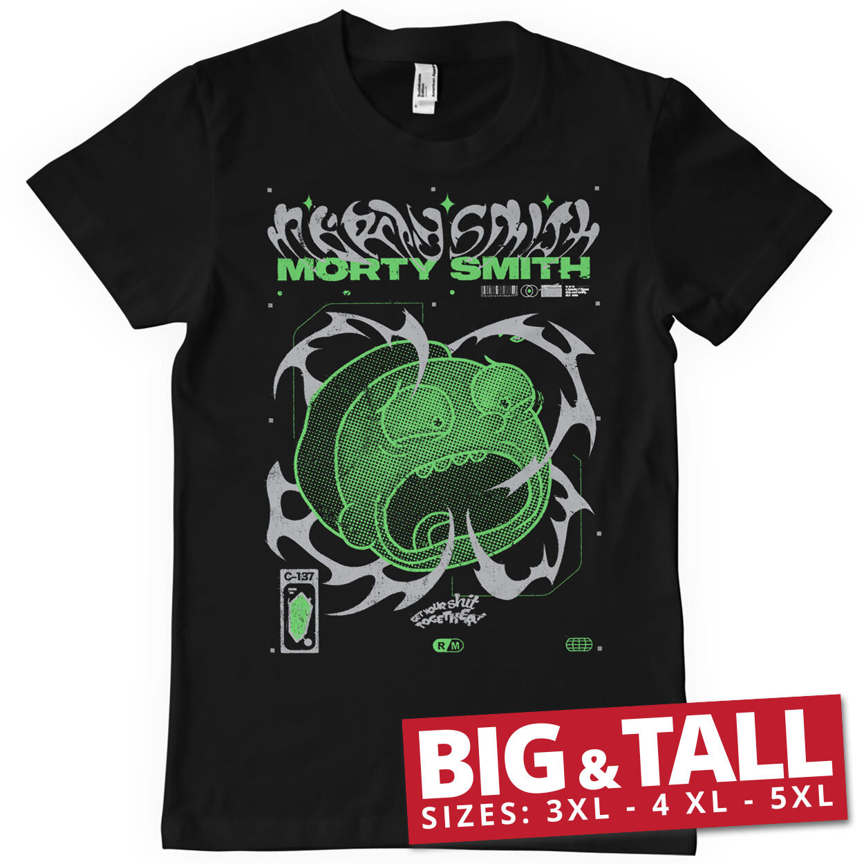 Morty Smith LAB Big & Tall T-Shirt