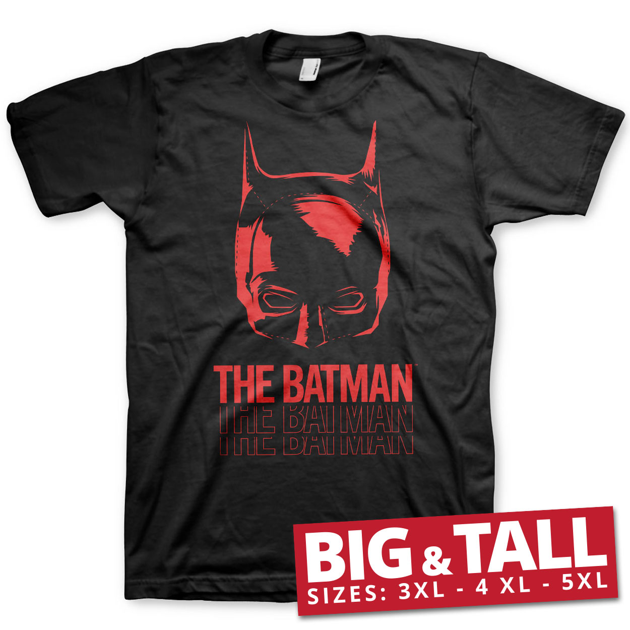 The Batman Layered Logo Big & Tall T-Shirt
